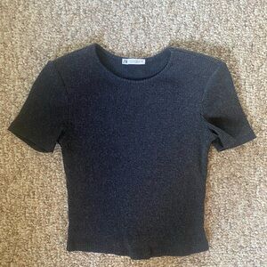 SOLD - Cropped Sweater Tee